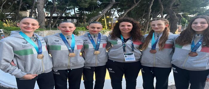 Nuoto Artistico:  Europei Giovanili l’ Italia, con 5 atlete savonesi,  vince l’oro nella squadra e il bronzo nel libero combinato