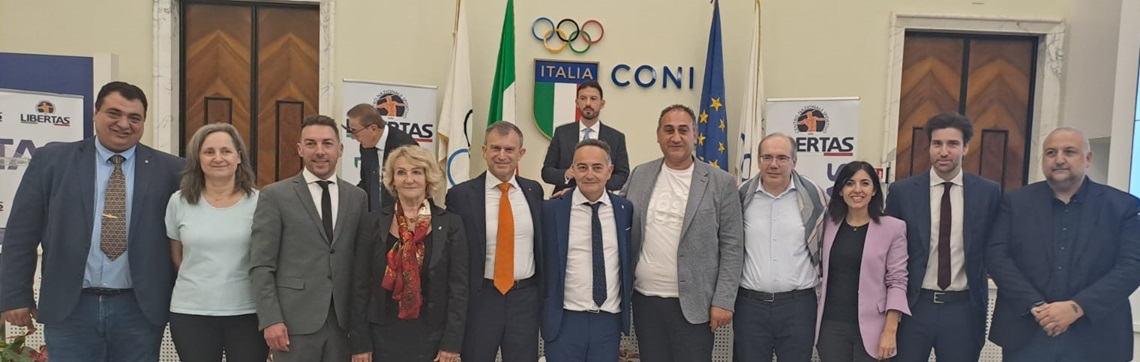 Libertas, Cristina Pansini al Dipartimento per lo sport, Vittorio Rosati segretario generale