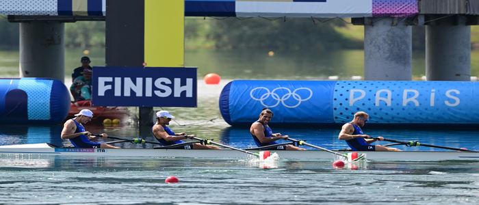 Canottaggio – Parigi 2024. Azzurri quarti nel quattro senza maschile. Storica finale ottenuta dall’otto femminile