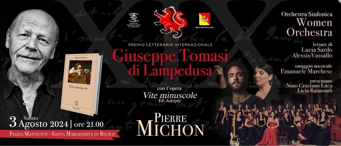 A Pierre Michon il Premio “Tomasi di Lampedusa” sostenuto da Donnafugata