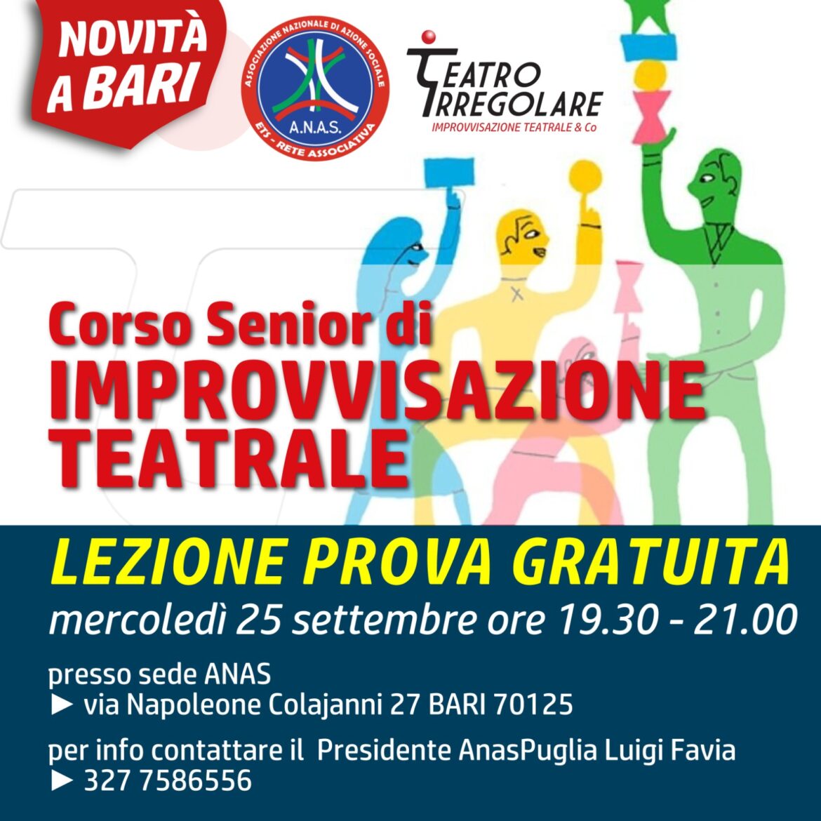 ANAS IN TEATRO CON IL CORSO DI IMPROVVISAZIONE TEATRALE