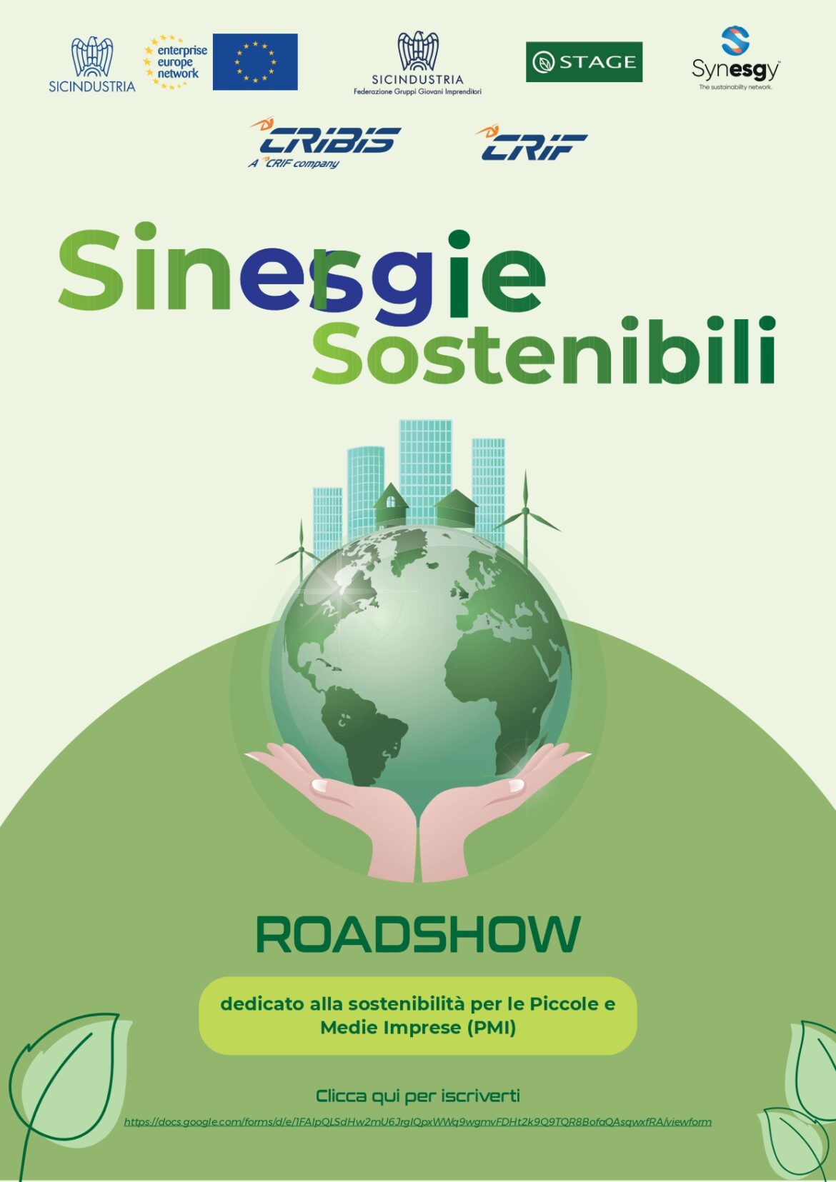 IMPRESE: AL VIA IL ROADSHOW “SINERGIE SOSTENIBILI” DI SICINDUSTRIA/EEN E CRIBIS