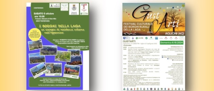 Dai Castelli Romani ad Aglioni di Capitignano continuano le sorprese del festival culturale dei Borghi rurali della Laga 2024