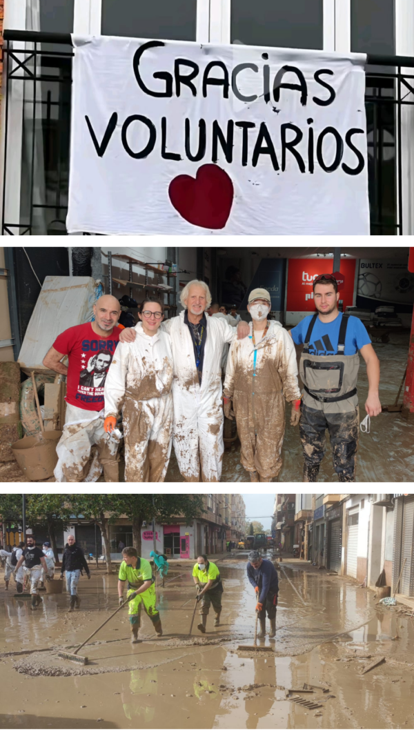 i volontari dell’associazione  ANIOC VERONA  – Gruppo Vo.Dae corrono a Valencia per prestare il loro aiuto alla popolazione colpita dall’alluvione