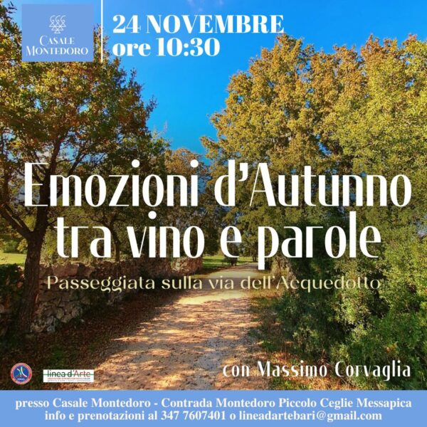 EMOZIONI D’AUTUNNO TRA VINO E PAROLE