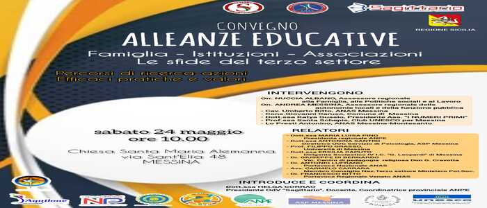 ALLEANZE EDUCATIVE-FAMIGLIA, ISTITUZIONI E ASSOCIAIZONI LE SFIDE DEL TERZO SETTORE