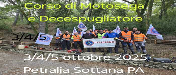 ANAS Collesano:  corso di formazione in sicurezza sul lavoro completato a Petralia Sottana, focalizzato sull’uso sicuro di attrezzature meccaniche