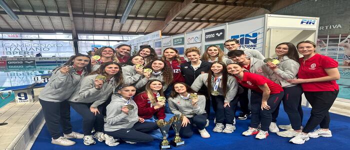 La BPM Rari Nantes Savona è campione d’Italia assoluto di nuoto artistico