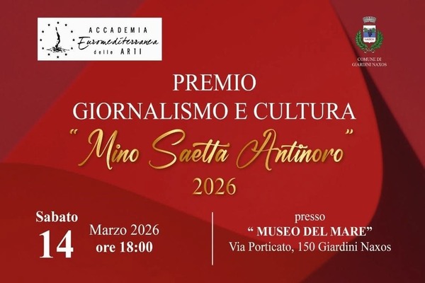 Premio “Mino Saetta Antinoro” a Giardin-Naxos